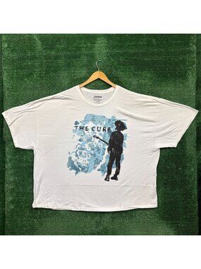 The Cure Boys Don't Cry Gothic Metal Band Oversized T-Shirt Size 2XL